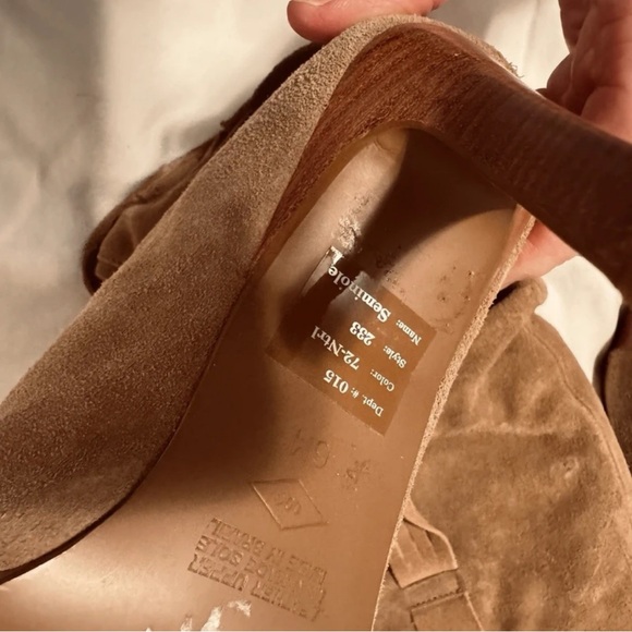 Bakers Taupe Suede Heeled Boots - Picture 4 of 5